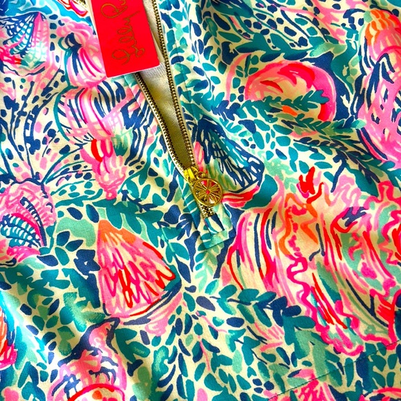 ☀️🌴 NWT Lilly Pulitzer UPF50 Skipper Popover in Treasure Trove Size XXS - Picture 5 of 9
